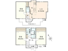 【東京都/世田谷区祖師谷】世田谷区祖師谷6丁目 中古戸建 間取り図