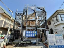 【東京都/狛江市中和泉】狛江市中和泉3丁目 新築戸建 建築中の外観