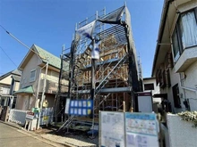 【東京都/狛江市中和泉】狛江市中和泉3丁目 新築戸建 建築中の外観