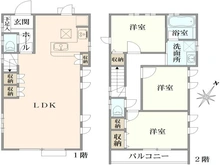 【東京都/世田谷区喜多見】世田谷区喜多見6丁目 中古戸建 間取り図