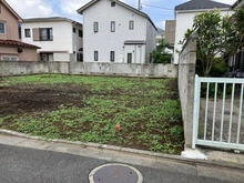 【東京都/世田谷区喜多見】世田谷区喜多見7丁目／新築戸建A号棟 現地（建築前）：全2棟（向かって右側）