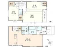 【東京都/世田谷区喜多見】世田谷区喜多見7丁目／新築戸建A号棟 間取り図