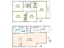 【東京都/世田谷区喜多見】世田谷区喜多見7丁目／新築戸建B号棟 間取り図