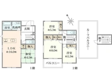 【神奈川県/相模原市緑区大島】相模原市緑区大島　新築戸建【6号棟】 間取り図