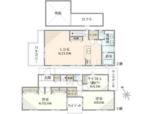 【東京都/板橋区高島平】板橋区高島平5丁目 新築戸建 3号棟 間取り図