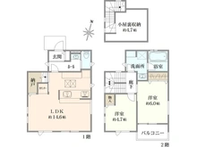 【東京都/世田谷区上祖師谷】世田谷区上祖師谷3丁目 戸建 間取り図