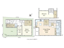 【東京都/目黒区上目黒】上目黒2丁目 戸建 間取り図