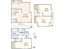 【東京都/葛飾区西新小岩】葛飾区西新小岩5丁目　戸建 間取り図