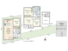 【埼玉県/さいたま市南区沼影】さいたま市南区沼影一丁目　戸建 間取り図