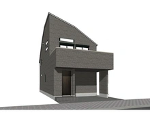 【東京都/大田区南千束】大田区南千束1丁目新築戸建　B号棟 完成予想図：図面を基に描き起したもので、実際とは多少異なる場合があります。全2棟現場