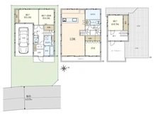 【東京都/世田谷区新町】世田谷区新町2丁目　戸建 間取り図