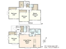 【埼玉県/吉川市高久】吉川市高久1丁目 新築戸建 PLAN.A 間取り図
