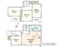 【埼玉県/川口市大字赤井】川口市大字赤井 中古戸建 間取り図