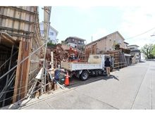 【神奈川県/川崎市宮前区五所塚】五所塚1丁目　新築戸建　2号棟 建築中の外観
