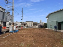 【東京都/目黒区駒場】目黒区駒場1丁目新築戸建　A号棟 建築中の外観：全2棟　手前側