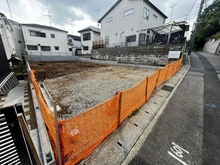 【神奈川県/川崎市高津区千年】高津区千年 新築戸建 2号棟 現地(建築前):全2区画、手前側