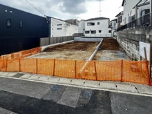 【神奈川県/川崎市高津区千年】高津区千年 新築戸建 2号棟 現地(建築前):全2区画、手前側