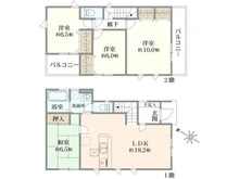 【東京都/町田市木曽西】町田市木曽西 二丁目　中古戸建 間取り図