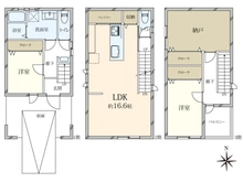 【大阪府/堺市西区平岡町】堺市西区平岡町　中古戸建 間取り図