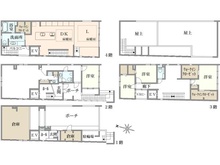 【大阪府/大阪市福島区吉野】大阪市福島区吉野4丁目　戸建て 間取り図