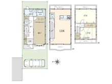 【大阪府/大阪市淀川区新高】大阪市淀川区新高1丁目　中古戸建 間取り図
