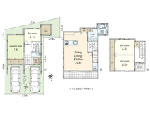 【大阪府/大阪市天王寺区勝山】天王寺区勝山二丁目戸建て 間取り図