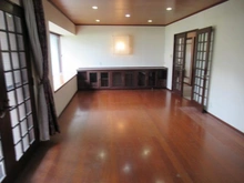 【大阪府/吹田市千里山西】吹田市千里山西5丁目　中古戸建 リビング・ダイニング：キッチン側から撮影