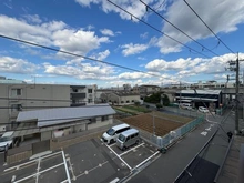 【大阪府/大阪市平野区加美北】大阪市平野区加美北　戸建 眺望：3階北側バルコニーから（北東向き）