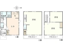 【大阪府/東大阪市高井田本通】東大阪市高井田本通2丁目 中古一戸建て 間取り図