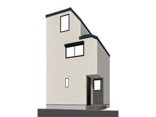 【東京都/大田区中央】大田区中央3丁目新築戸建全2棟　A棟・B棟 完成予想図：図面を基に描き起したもので、実際とは多少異なる場合があります。全２棟