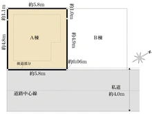 【東京都/大田区中央】大田区中央3丁目新築戸建全2棟　A棟・B棟 区画図