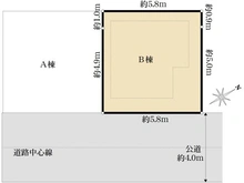 【東京都/大田区中央】大田区中央3丁目新築戸建B棟 区画図