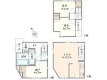 【東京都/北区栄町】北区栄町　戸建 間取り図