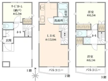 【埼玉県/さいたま市北区大成町】さいたま市北区大成町4丁目　中古戸建 間取り図
