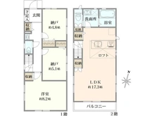 【埼玉県/さいたま市大宮区大成町】さいたま市大宮区大成町2丁目　中古戸建 間取り図