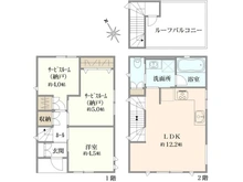【東京都/豊島区巣鴨】豊島区巣鴨四丁目　中古戸建 間取り図