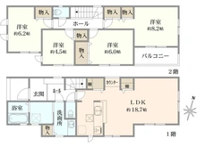 【東京都/江戸川区西瑞江】江戸川区西瑞江　新築戸建 間取り図