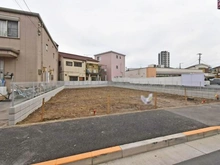 【東京都/江戸川区松島】江戸川区松島1丁目新築戸建　1号棟 現地（建築前）：全3棟現場(対象地：左側）