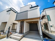 【東京都/西東京市富士町】西東京市富士町6丁目新築戸建　3号棟 建築中の外観：全5区画