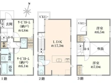 【埼玉県/さいたま市大宮区天沼町】さいたま市大宮区天沼町　中古戸建 間取り図