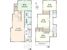 【東京都/江戸川区大杉】江戸川区大杉一丁目　中古戸建 間取り図
