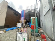 【東京都/府中市北山町】府中市北山町二丁目　新築戸建 建築中の外観