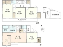 【東京都/府中市新町】府中市新町一丁目 間取り図