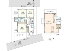 【東京都/多摩市和田】多摩市和田　中古戸建 間取り図