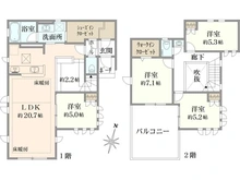 【東京都/稲城市東長沼】プラウドシーズン稲城南山 間取り図