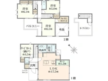 【東京都/多摩市桜ヶ丘】多摩市桜ケ丘1丁目　新築戸建　D号棟 間取り図