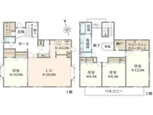 【神奈川県/横浜市青葉区あざみ野南】横浜市青葉区あざみ野南一丁目中古戸建 間取り図