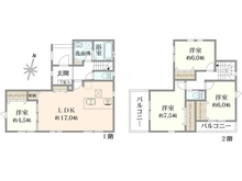 【神奈川県/横浜市港南区芹が谷】横浜市港南区芹が谷1丁目　新築戸建 間取り図