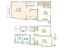 【神奈川県/横浜市港南区芹が谷】港南区芹が谷1丁目　新築戸建 間取り図