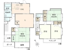 【神奈川県/横浜市泉区和泉中央北】泉区和泉中央北3丁目　戸建 間取り図